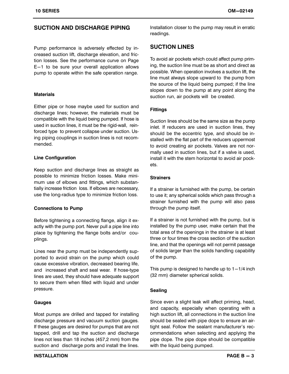 Gorman-Rupp Pumps 12B65-B 776101 and up User Manual | Page 10 / 35