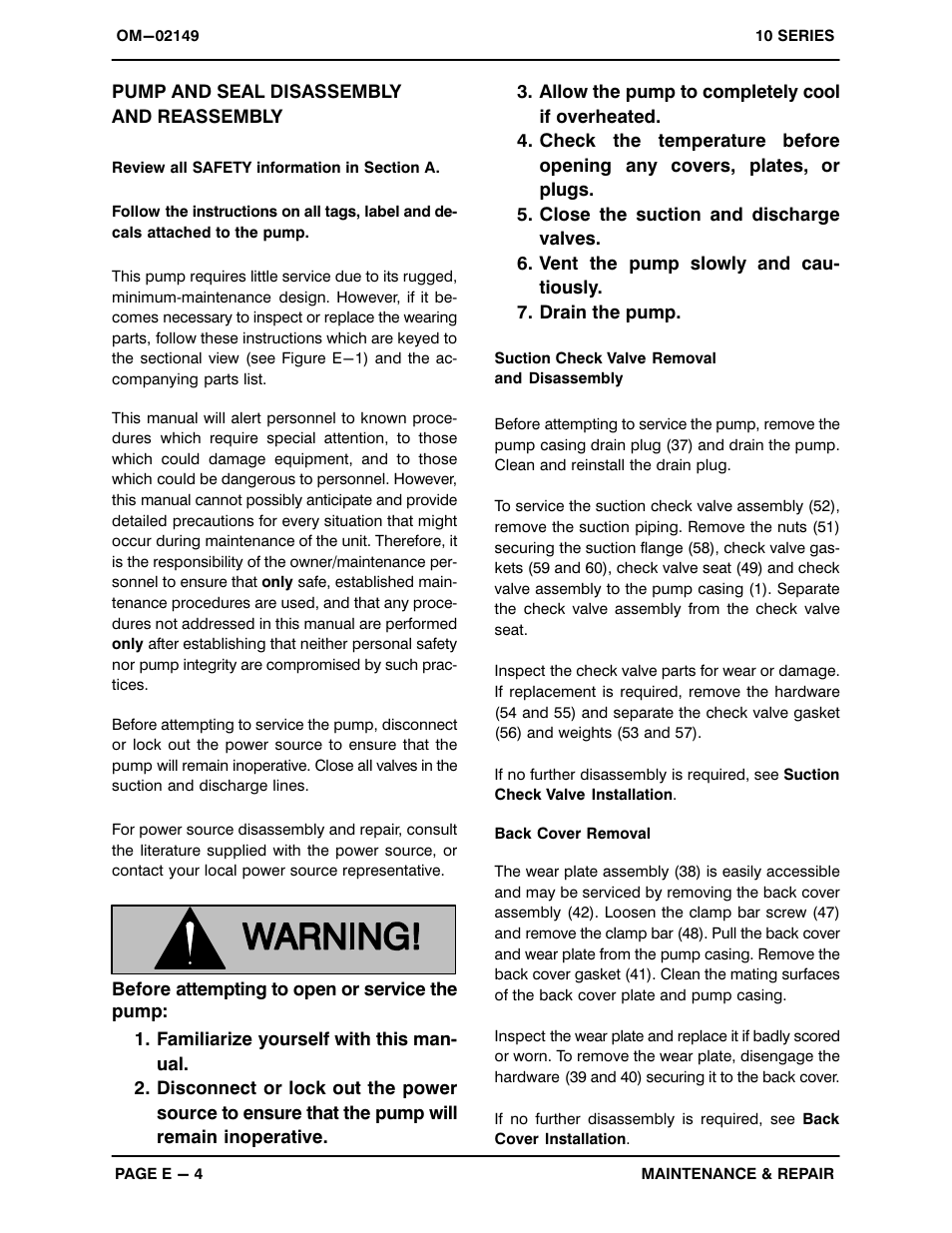 Pump and seal disassembly and reassembly | Gorman-Rupp Pumps 12B65-B 776101 and up User Manual | Page 27 / 35