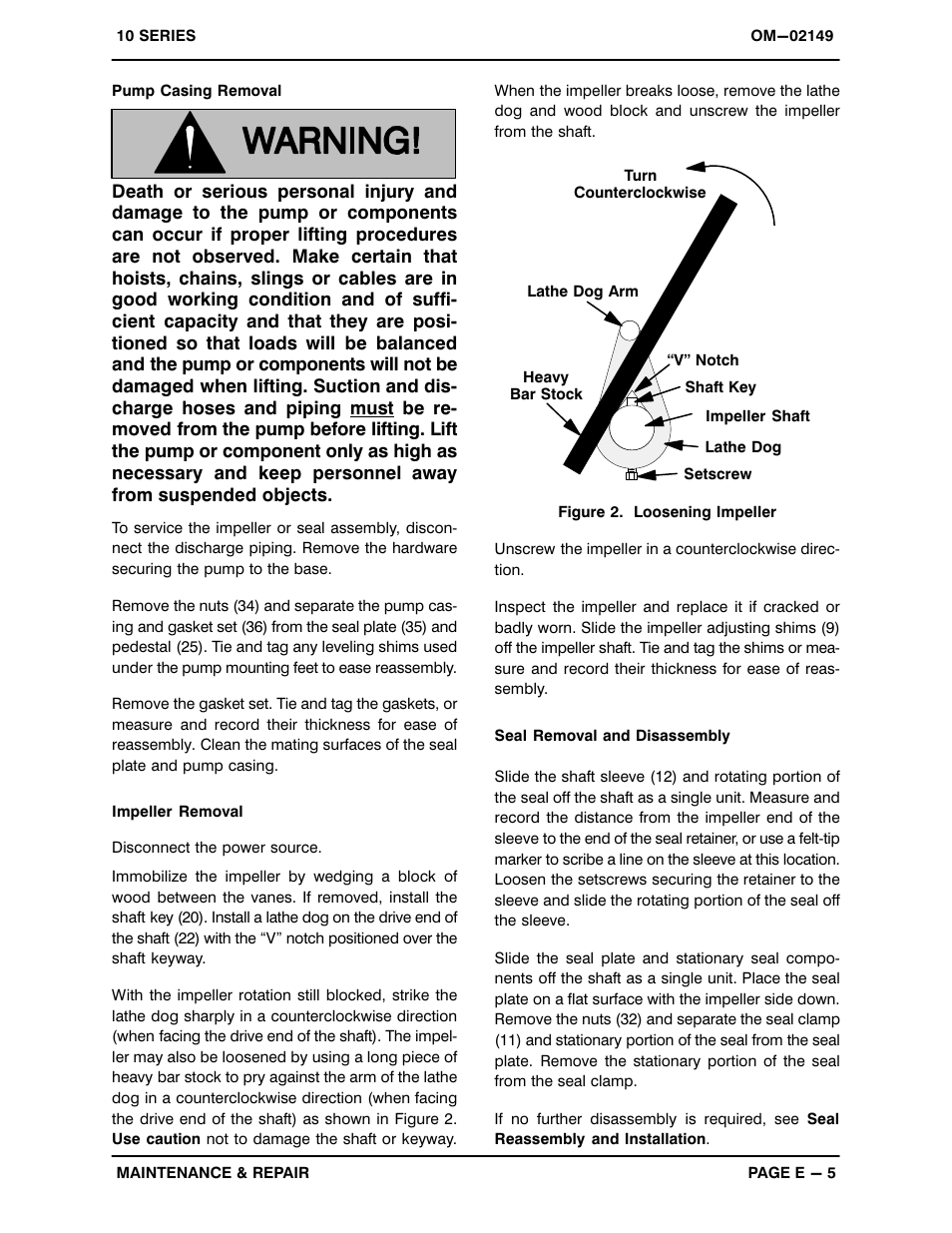 Gorman-Rupp Pumps 12B65-B 776101 and up User Manual | Page 28 / 35