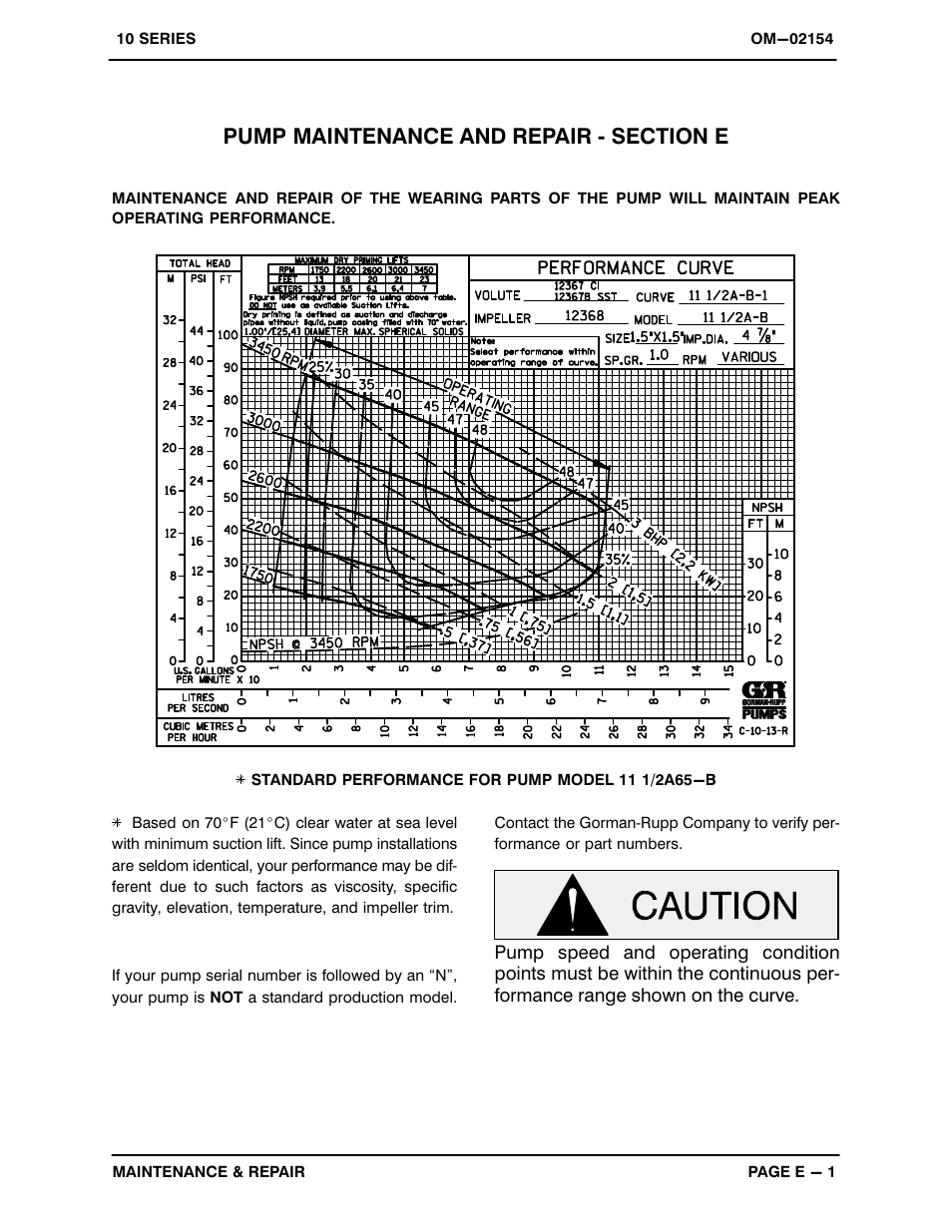 Gorman-Rupp Pumps 11 1/2A65-B 776101 and up User Manual | Page 24 / 35