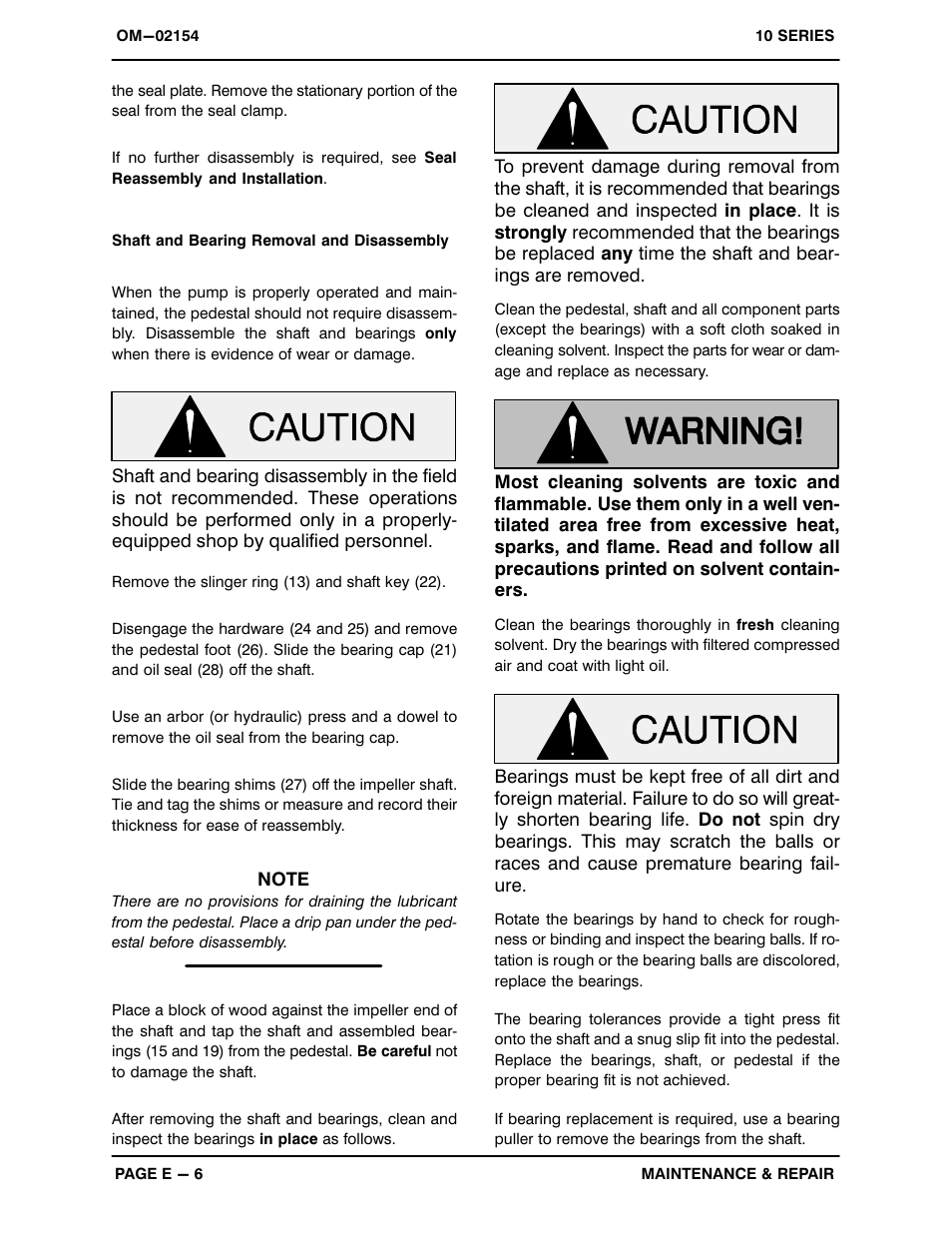 Gorman-Rupp Pumps 11 1/2A65-B 776101 and up User Manual | Page 29 / 35