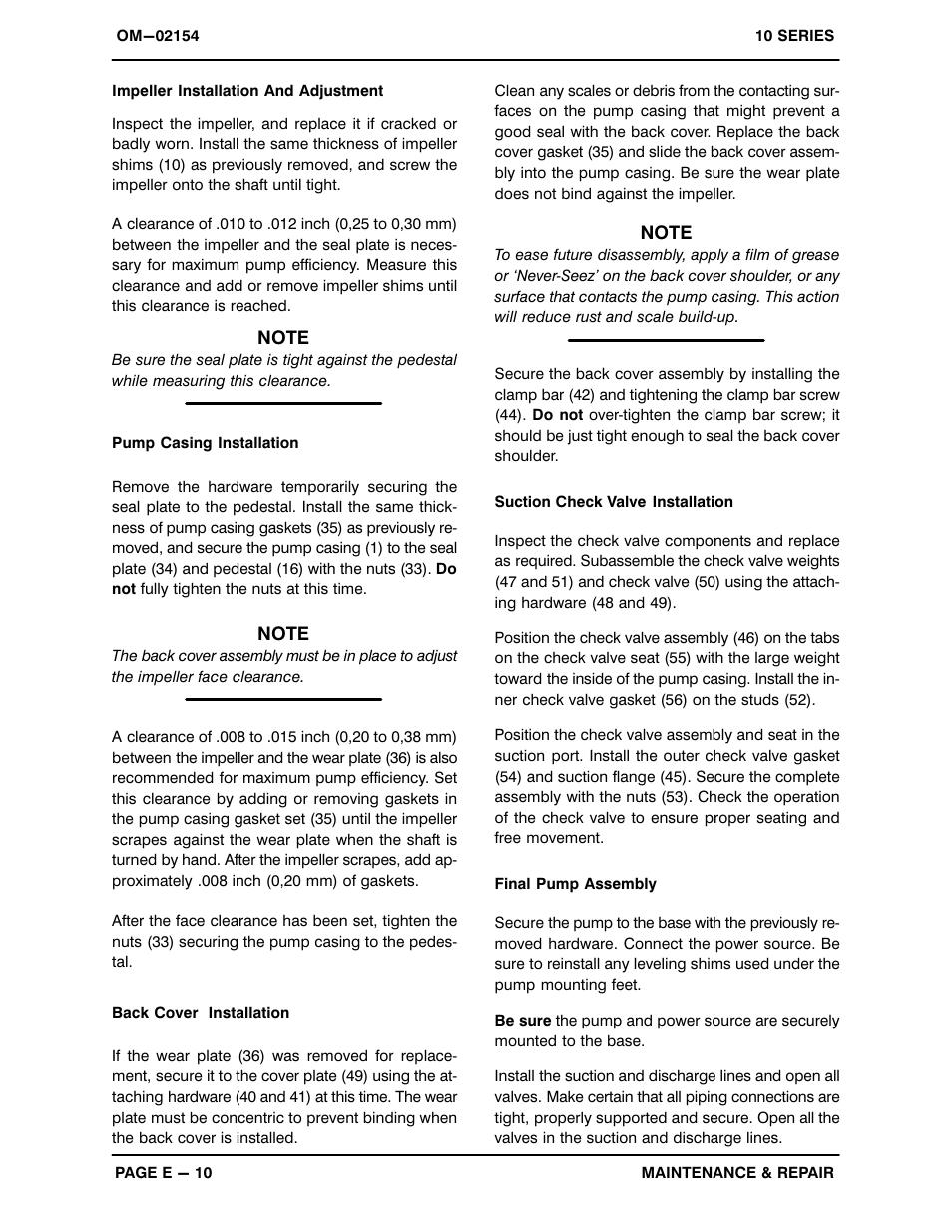 Gorman-Rupp Pumps 11 1/2A65-B 776101 and up User Manual | Page 33 / 35