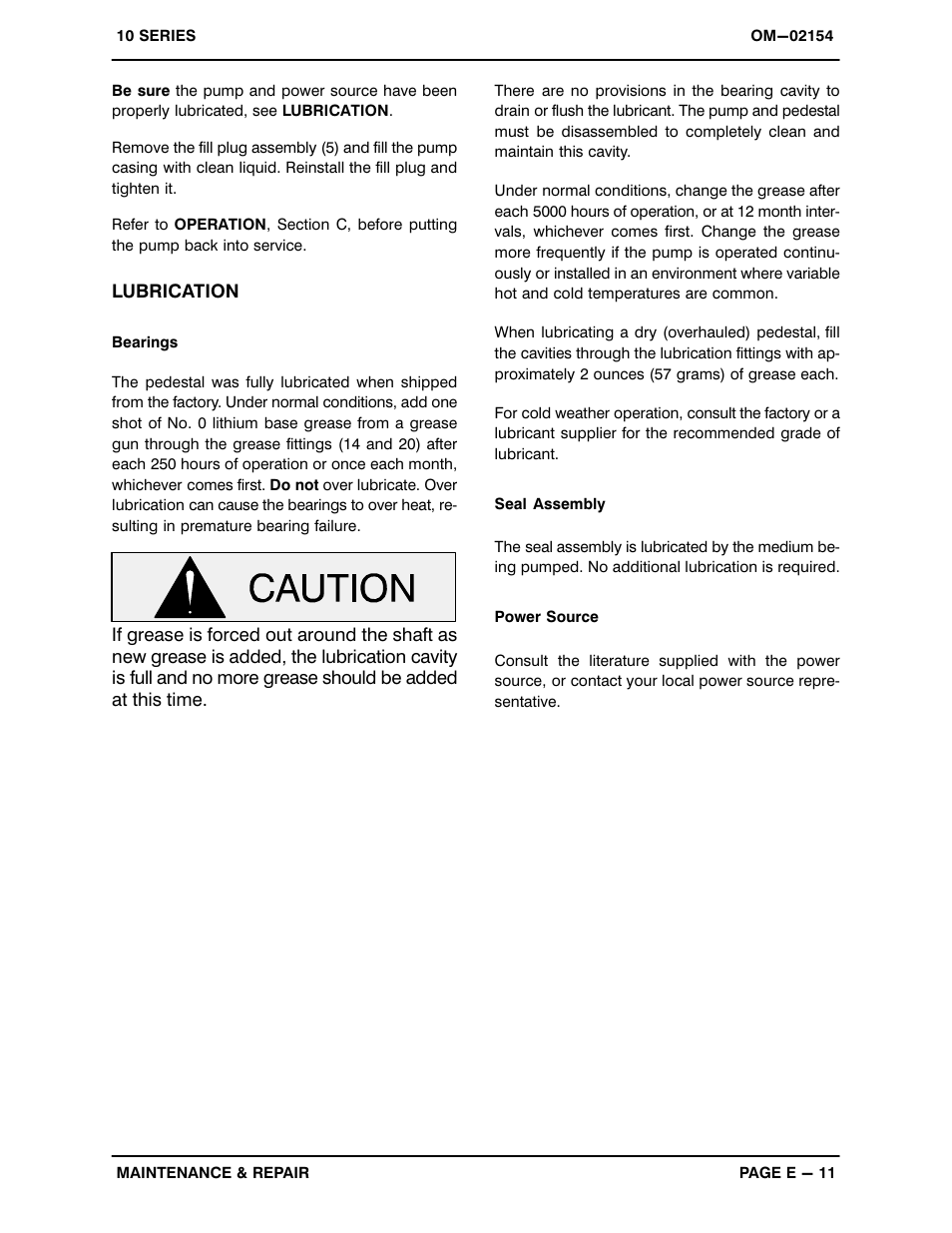 Gorman-Rupp Pumps 11 1/2A65-B 776101 and up User Manual | Page 34 / 35