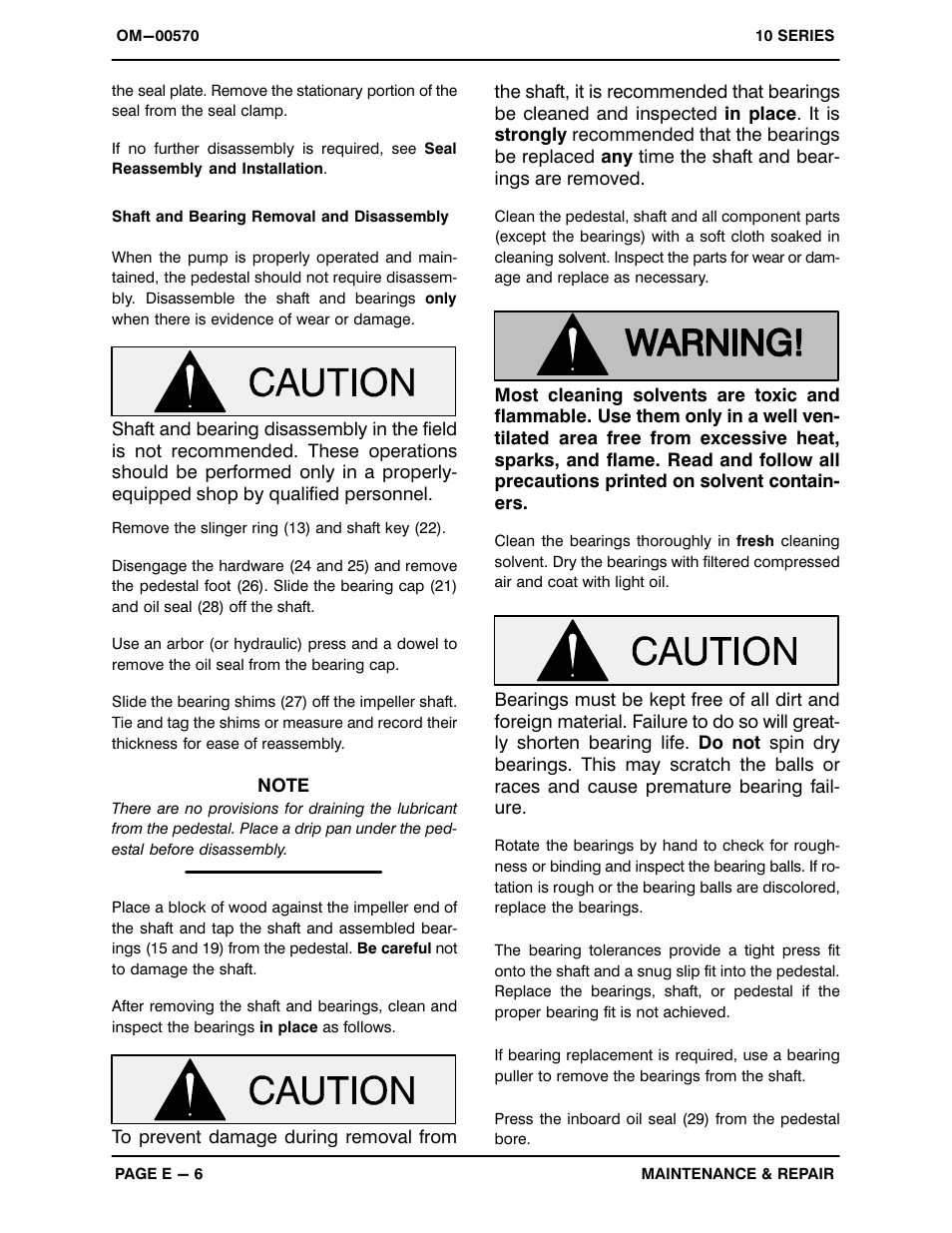 Gorman-Rupp Pumps 11 1/2A9-B 376069 and up User Manual | Page 29 / 35