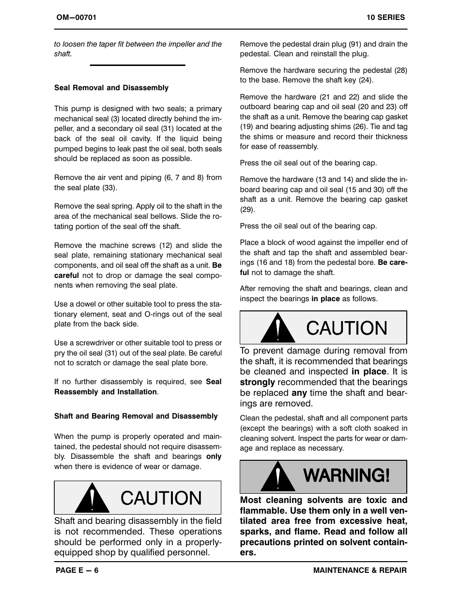 Gorman-Rupp Pumps 112A20-B 814882 and up User Manual | Page 26 / 32