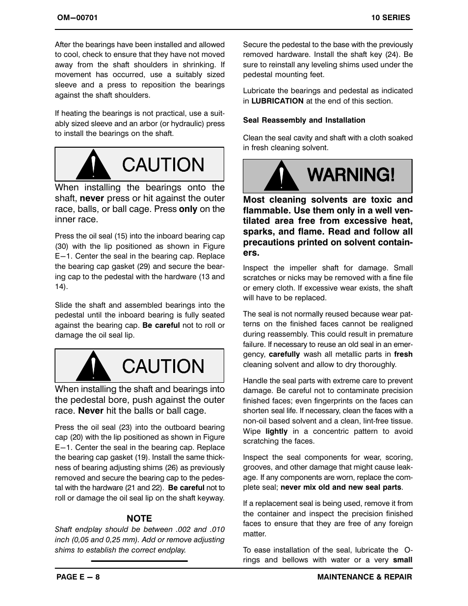 Gorman-Rupp Pumps 112A20-B 814882 and up User Manual | Page 28 / 32