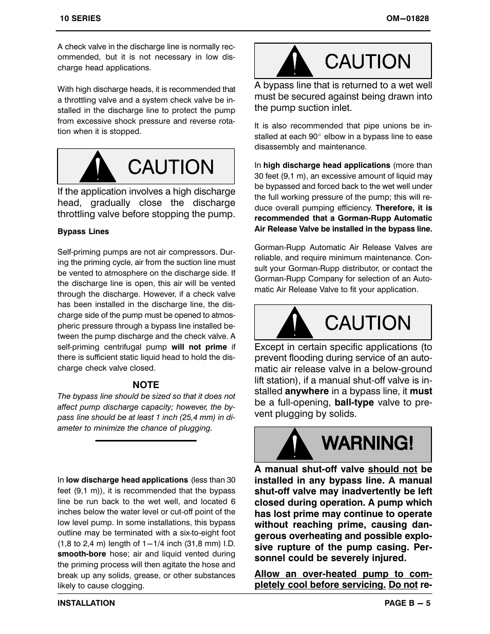 Gorman-Rupp Pumps 112B60-B 758209 and up User Manual | Page 12 / 33