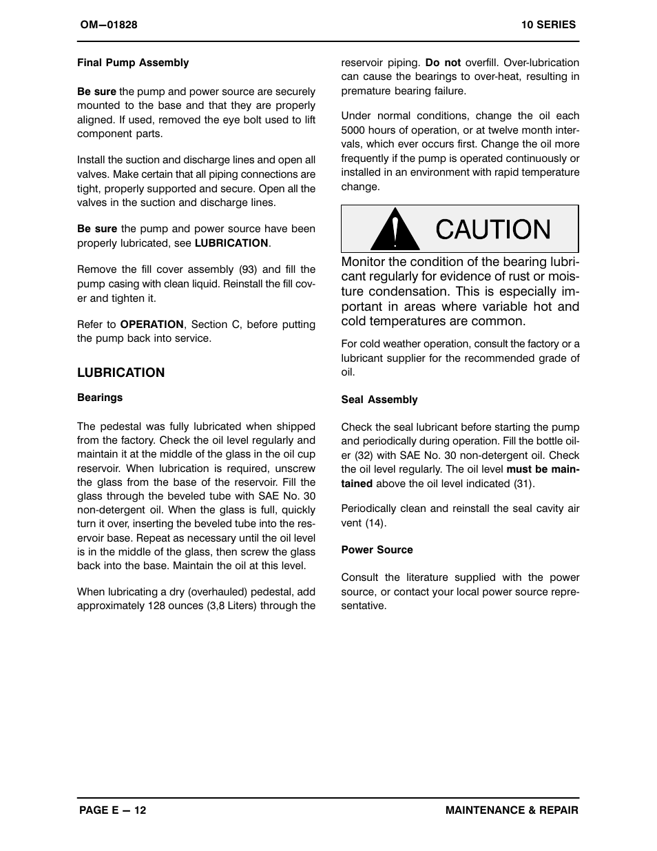 Gorman-Rupp Pumps 112B60-B 758209 and up User Manual | Page 32 / 33