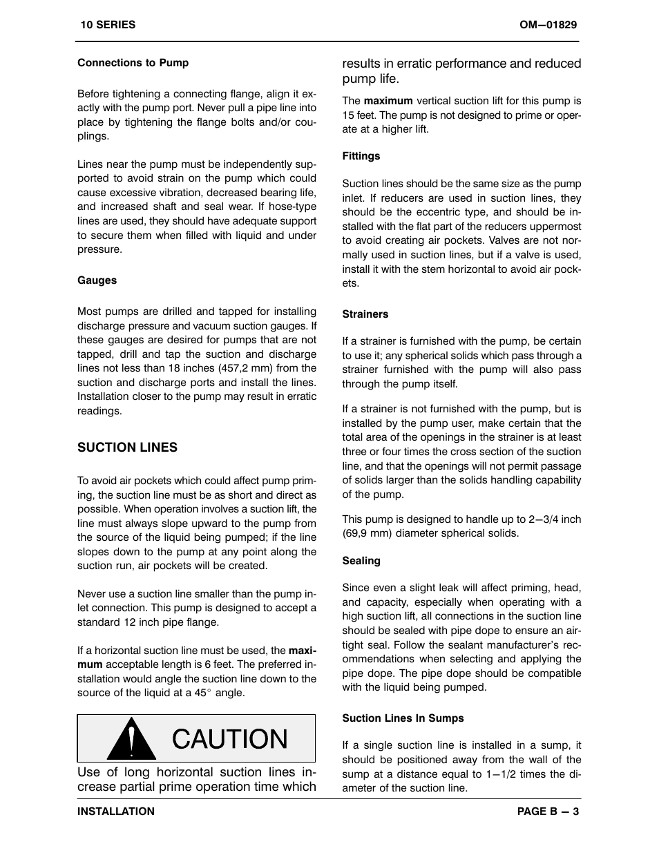 Gorman-Rupp Pumps 112C60-B 782312 and up User Manual | Page 10 / 33