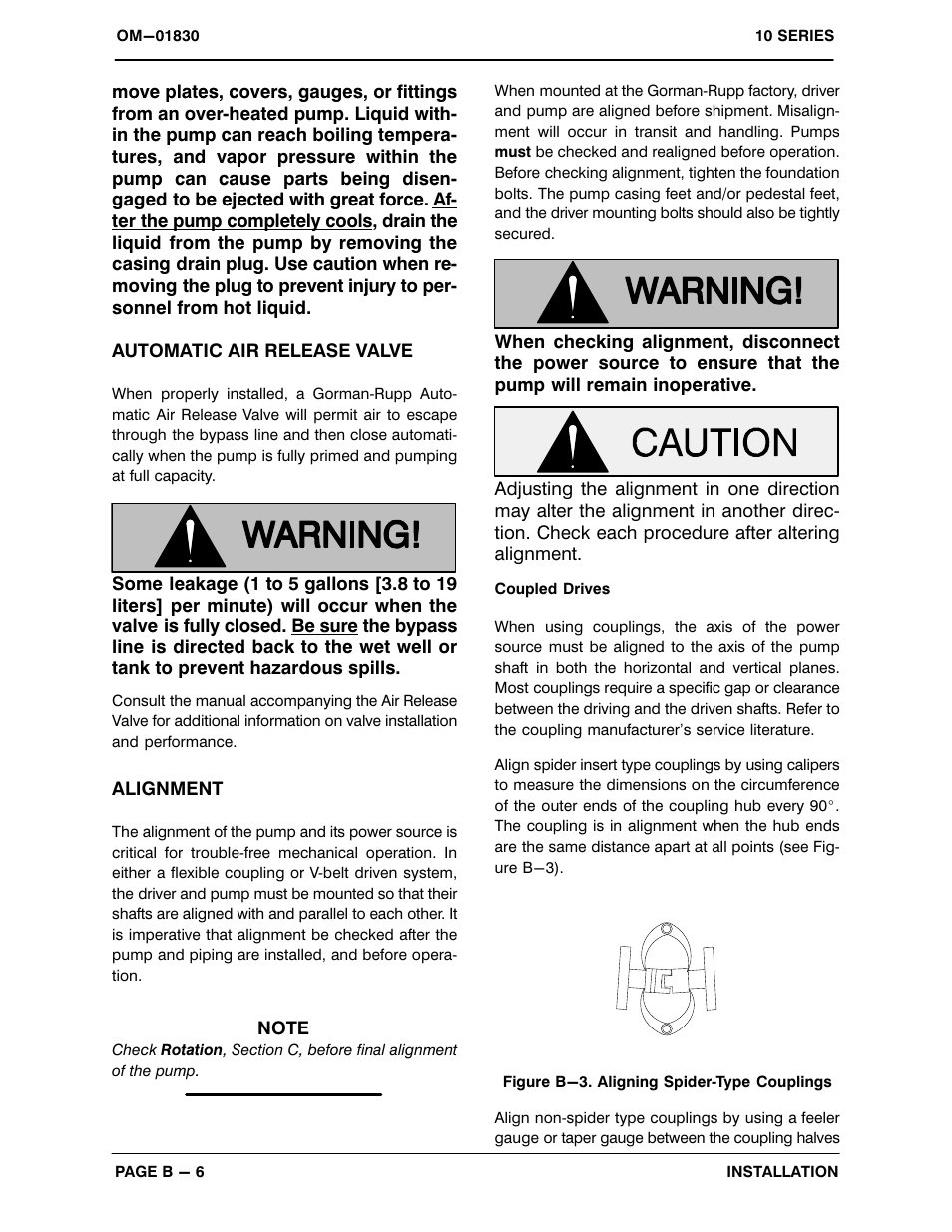 Gorman-Rupp Pumps 112D60-B 1288322 and up User Manual | Page 13 / 35