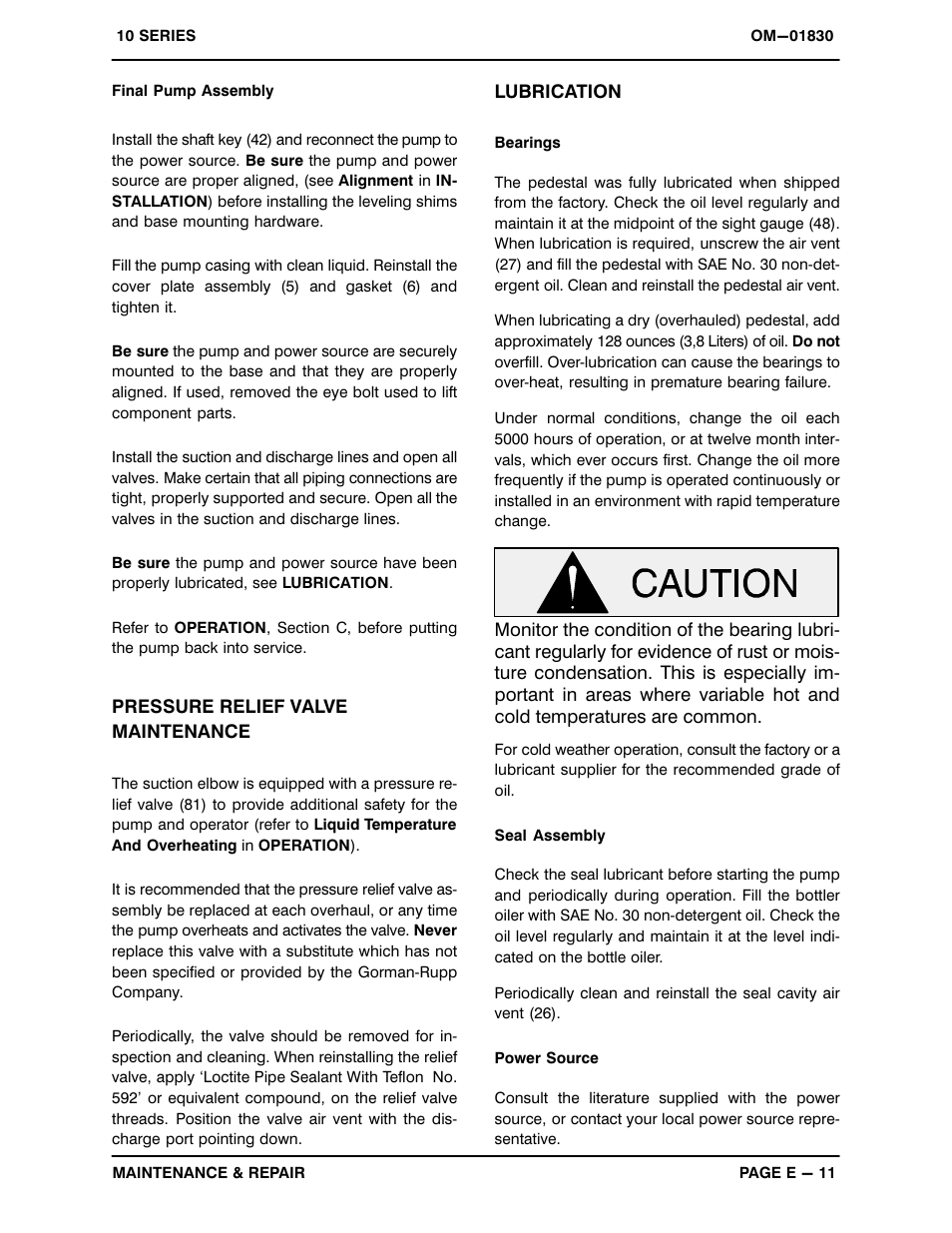 Gorman-Rupp Pumps 112D60-B 1288322 and up User Manual | Page 34 / 35