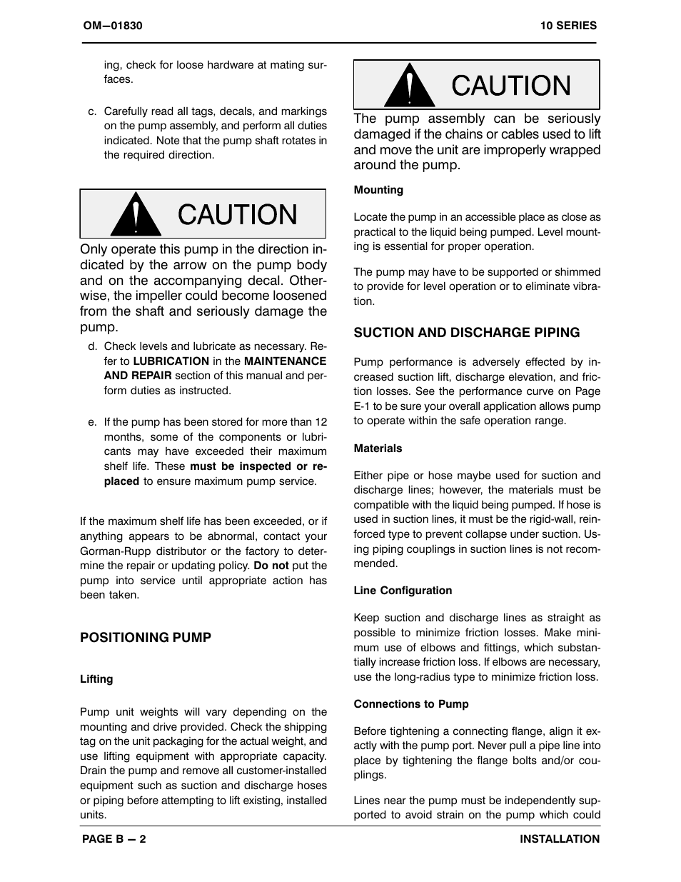 Gorman-Rupp Pumps 112D60-B 1288322 and up User Manual | Page 9 / 35