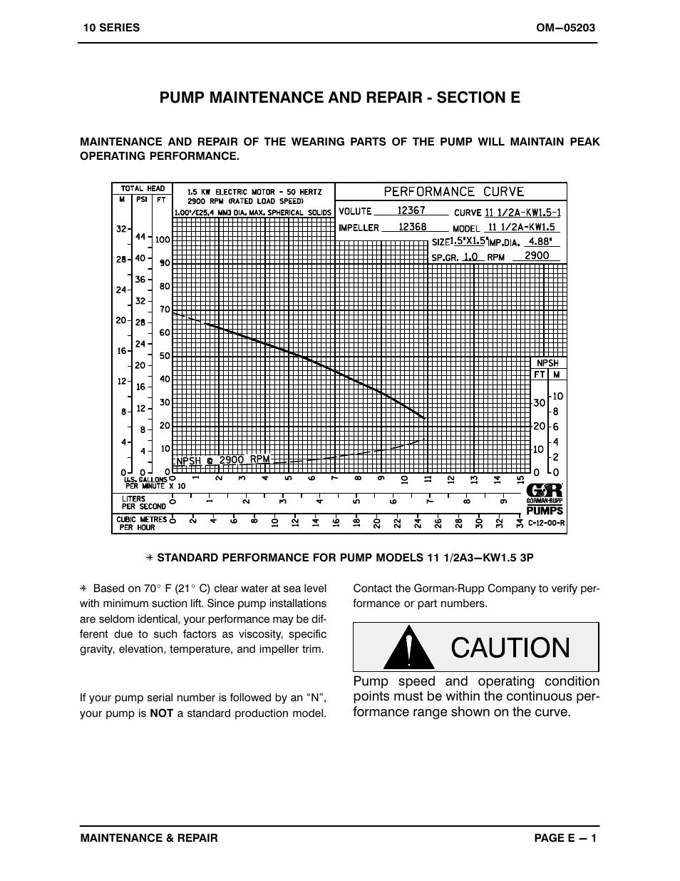 Gorman-Rupp Pumps 11 1/2A3-KW1.5 3P 1214536 and up User Manual | Page 19 / 26