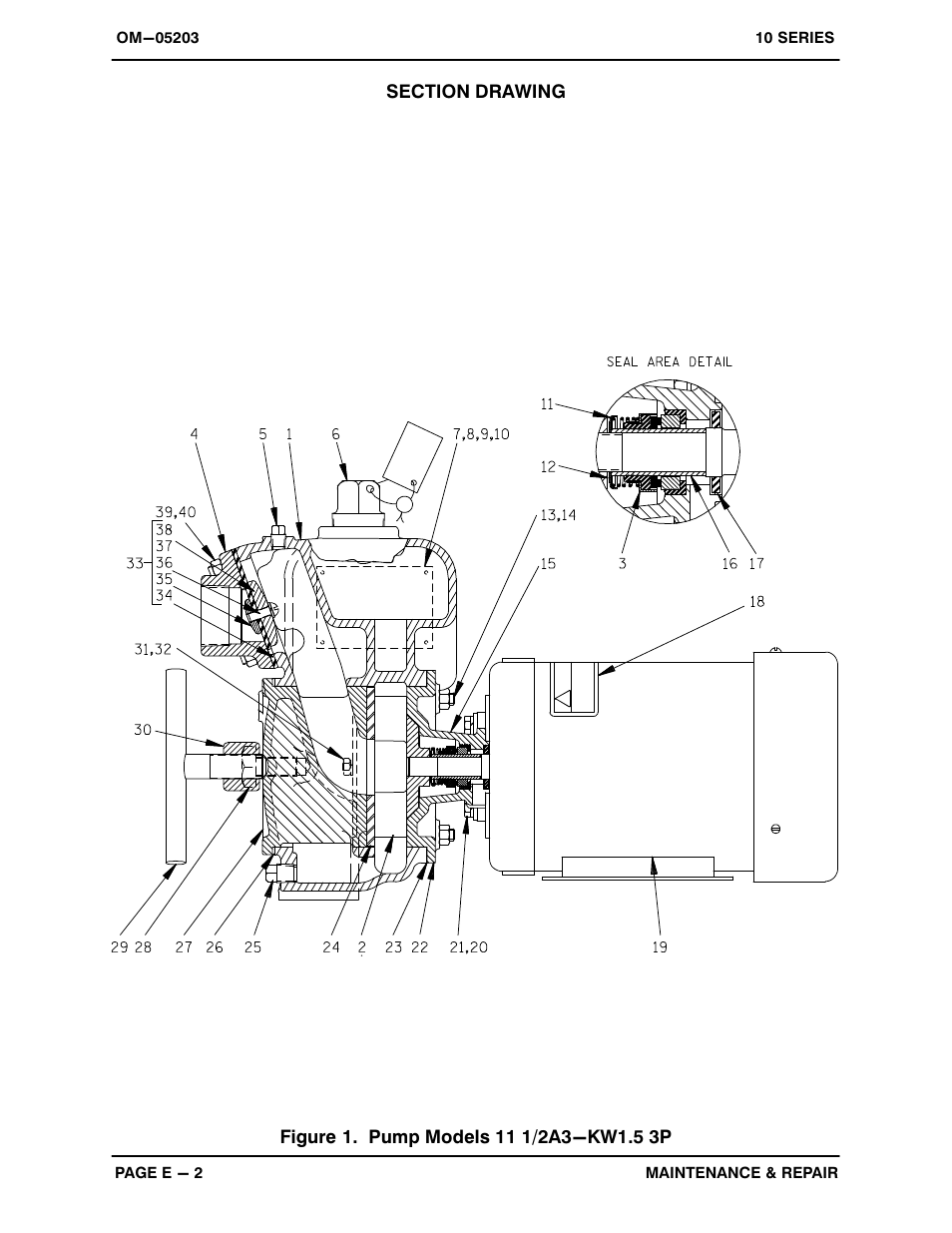 Gorman-Rupp Pumps 11 1/2A3-KW1.5 3P 1214536 and up User Manual | Page 20 / 26