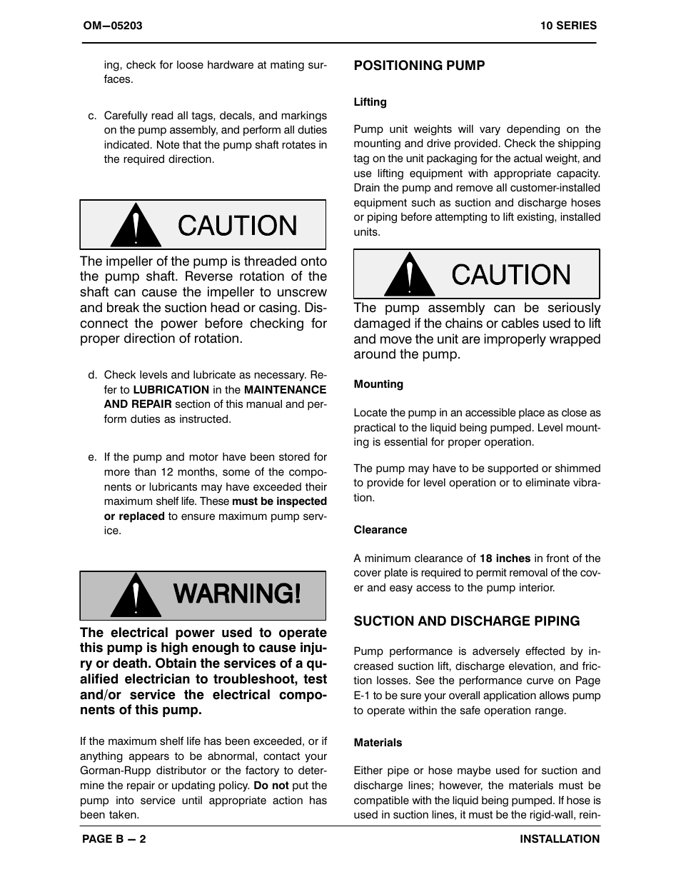 Gorman-Rupp Pumps 11 1/2A3-KW1.5 3P 1214536 and up User Manual | Page 9 / 26