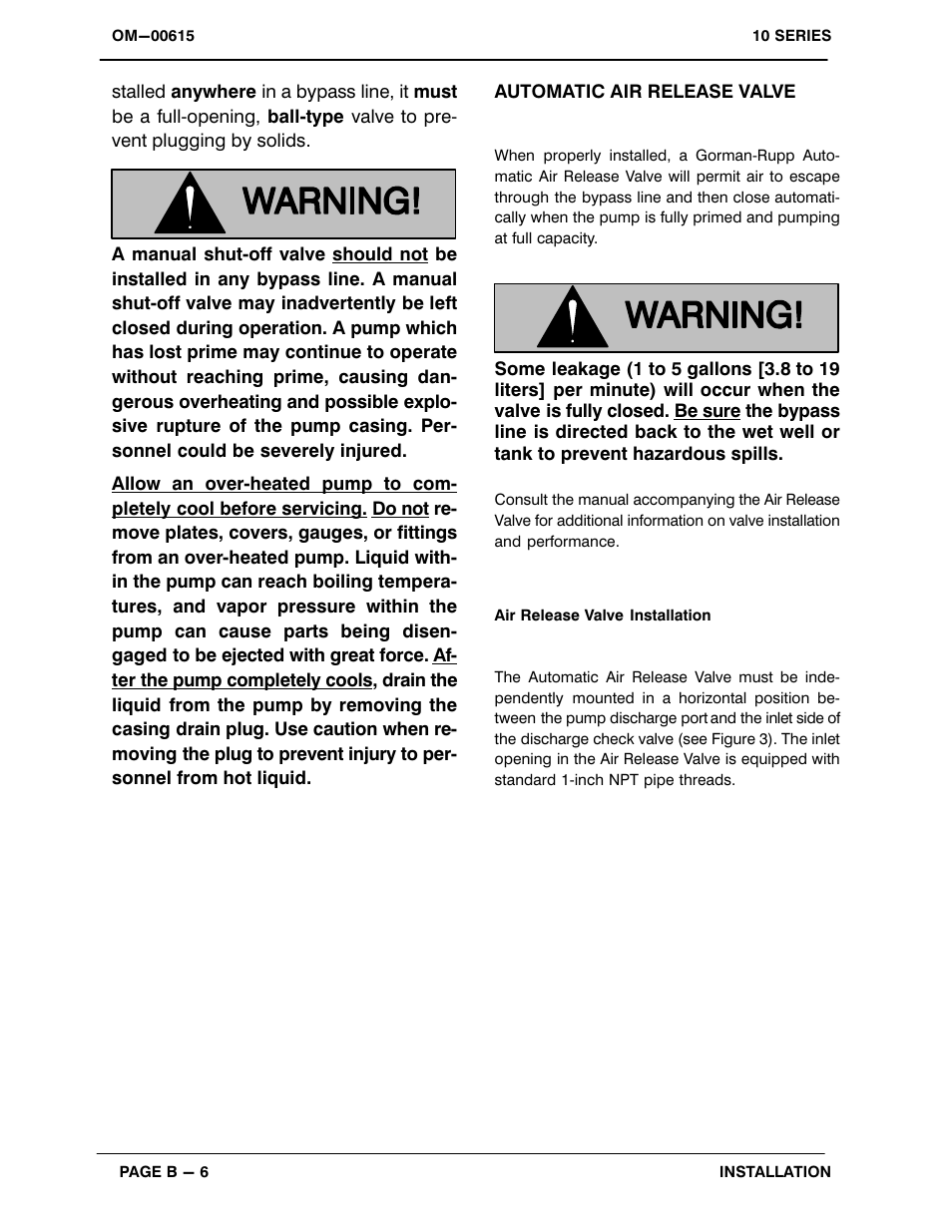 Gorman-Rupp Pumps 11 1/2A52-B 348418 thru 1241126 User Manual | Page 13 / 35