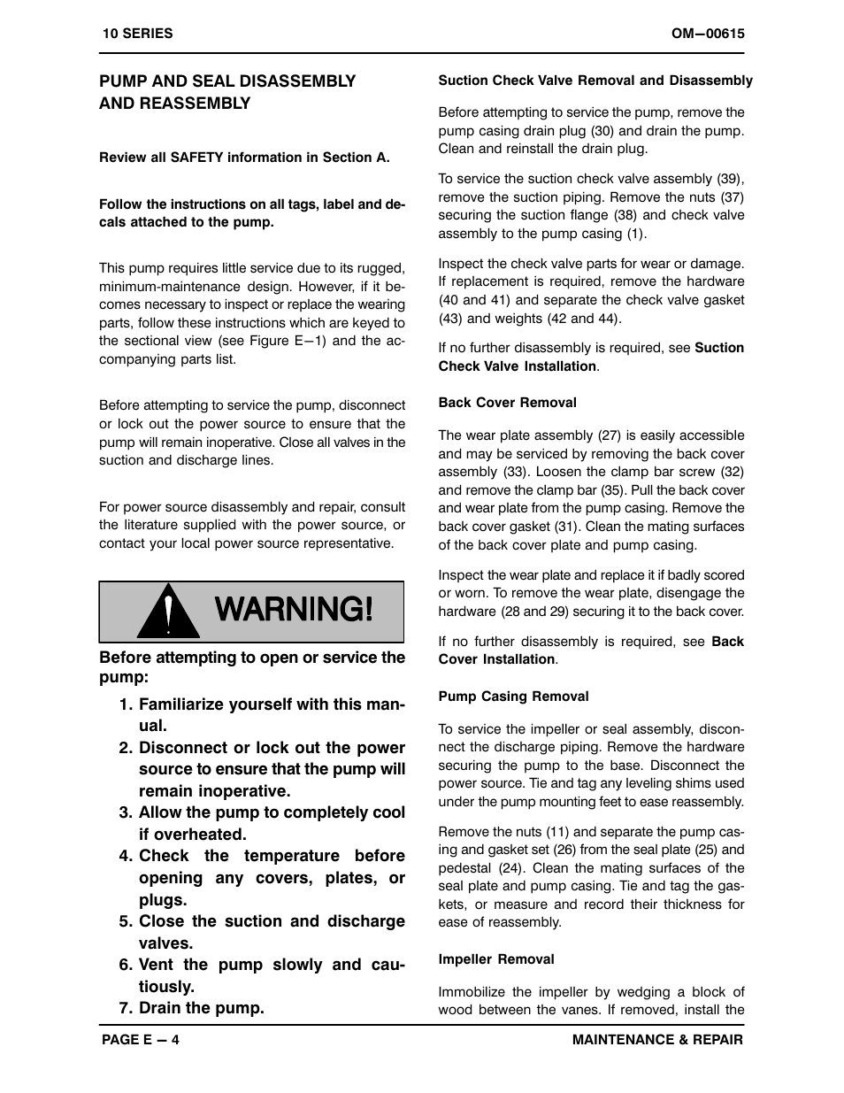 Gorman-Rupp Pumps 11 1/2A52-B 1241127 and up User Manual | Page 25 / 32