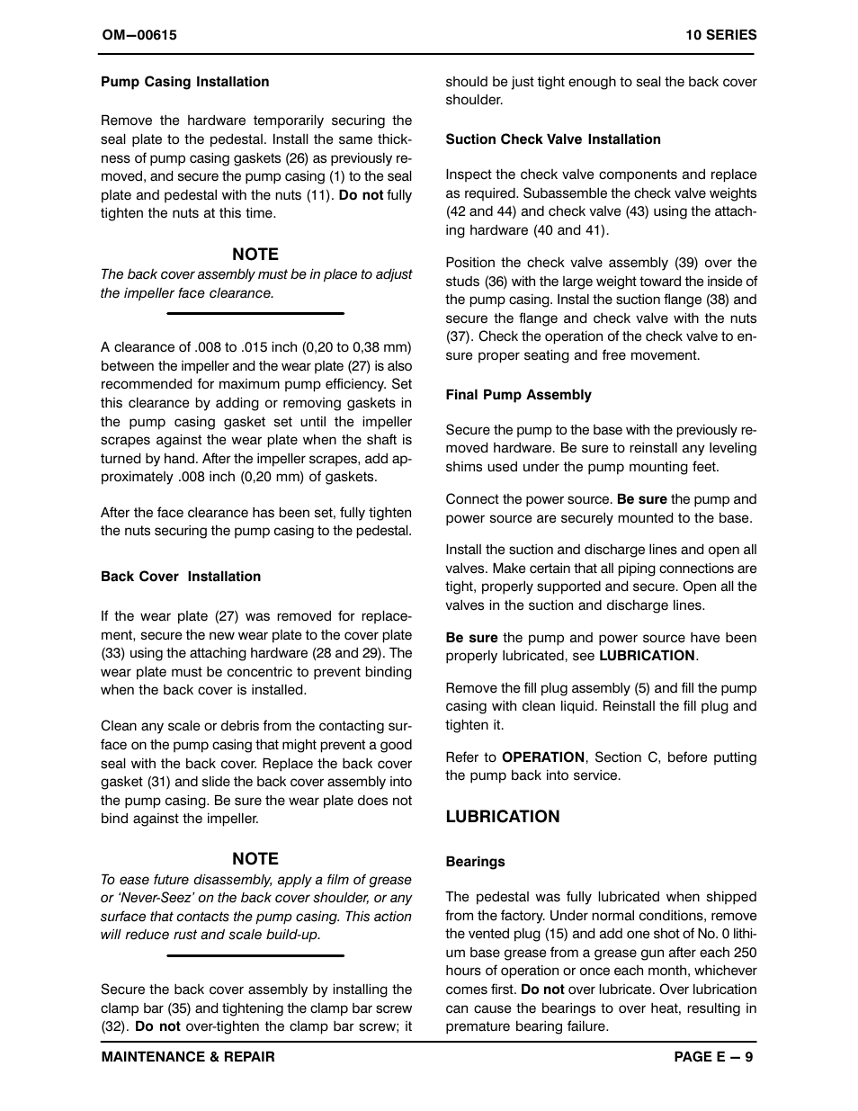 Gorman-Rupp Pumps 11 1/2A52-B 1241127 and up User Manual | Page 30 / 32