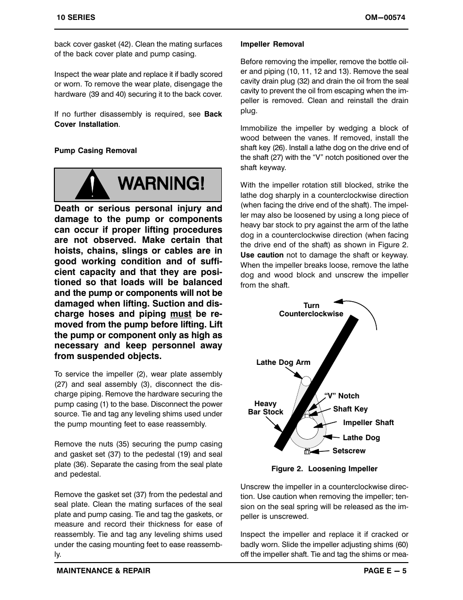 Gorman-Rupp Pumps 11 1/2A22-B 1060190 and up User Manual | Page 28 / 35