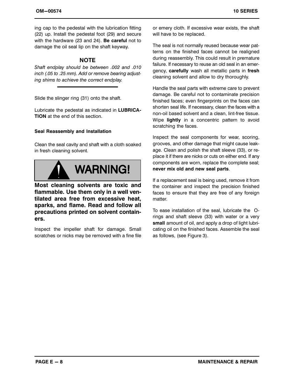 Gorman-Rupp Pumps 11 1/2A22-B 1060190 and up User Manual | Page 31 / 35