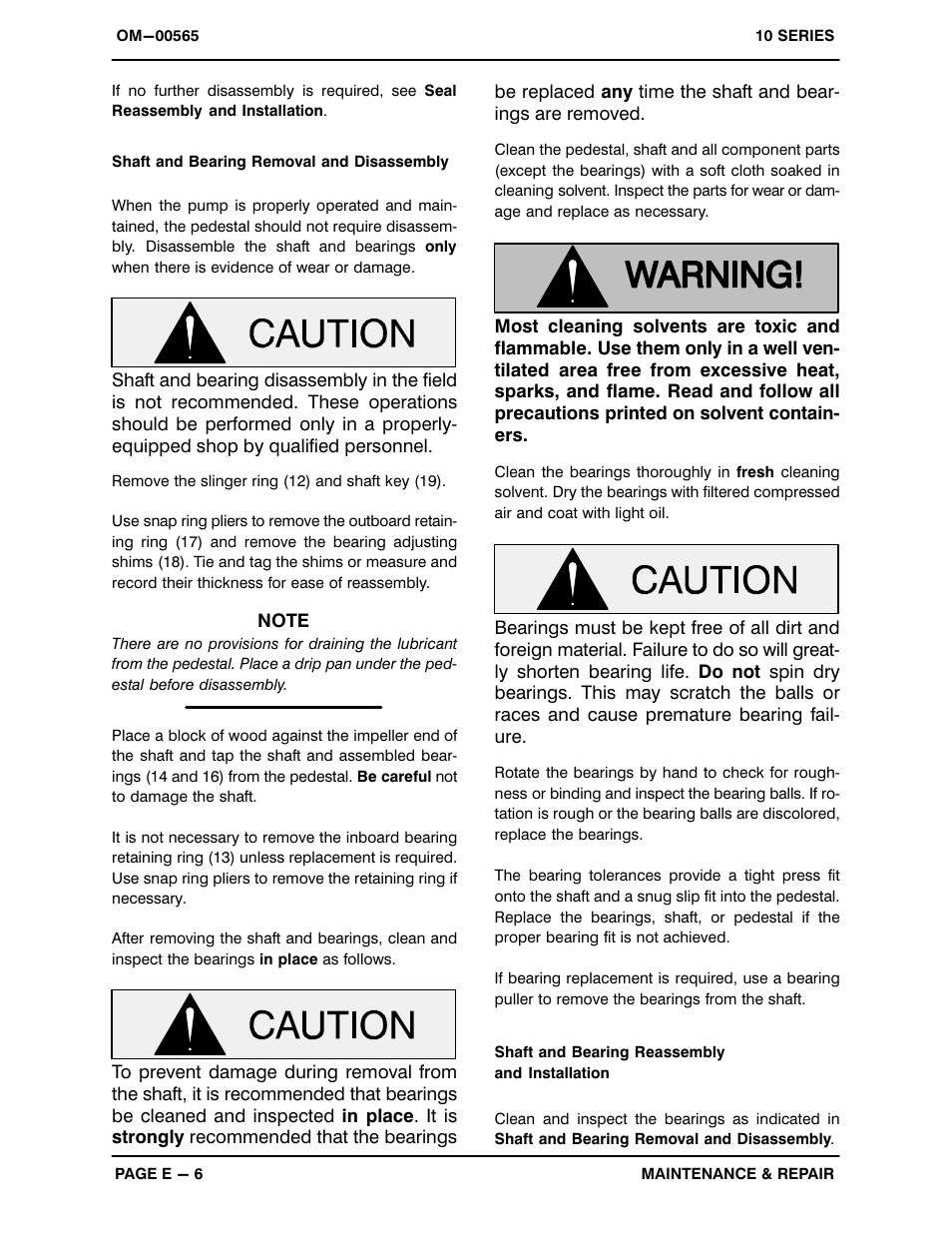 Gorman-Rupp Pumps 11 1/2A3-B 348418 and up User Manual | Page 29 / 35