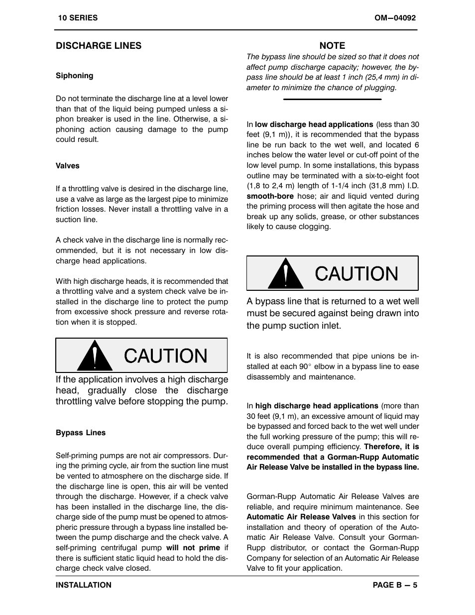 Gorman-Rupp Pumps 11 1/2A2-E2 1P 1046838 and up User Manual | Page 12 / 30