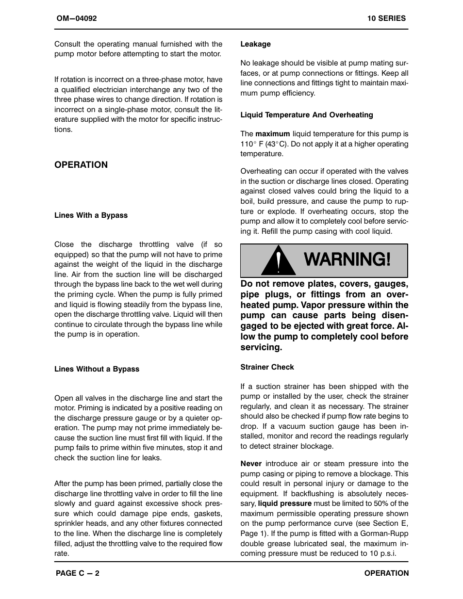 Gorman-Rupp Pumps 11 1/2A2-E2 1P 1046838 and up User Manual | Page 17 / 30