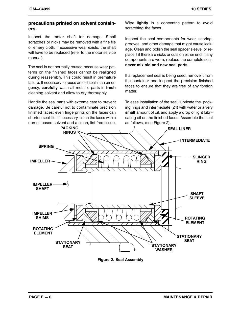 Gorman-Rupp Pumps 11 1/2A2-E2 1P 1046838 and up User Manual | Page 27 / 30