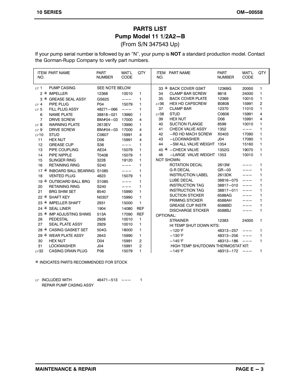 Gorman-Rupp Pumps 11 1/2A2-B 347543 and up User Manual | Page 26 / 35