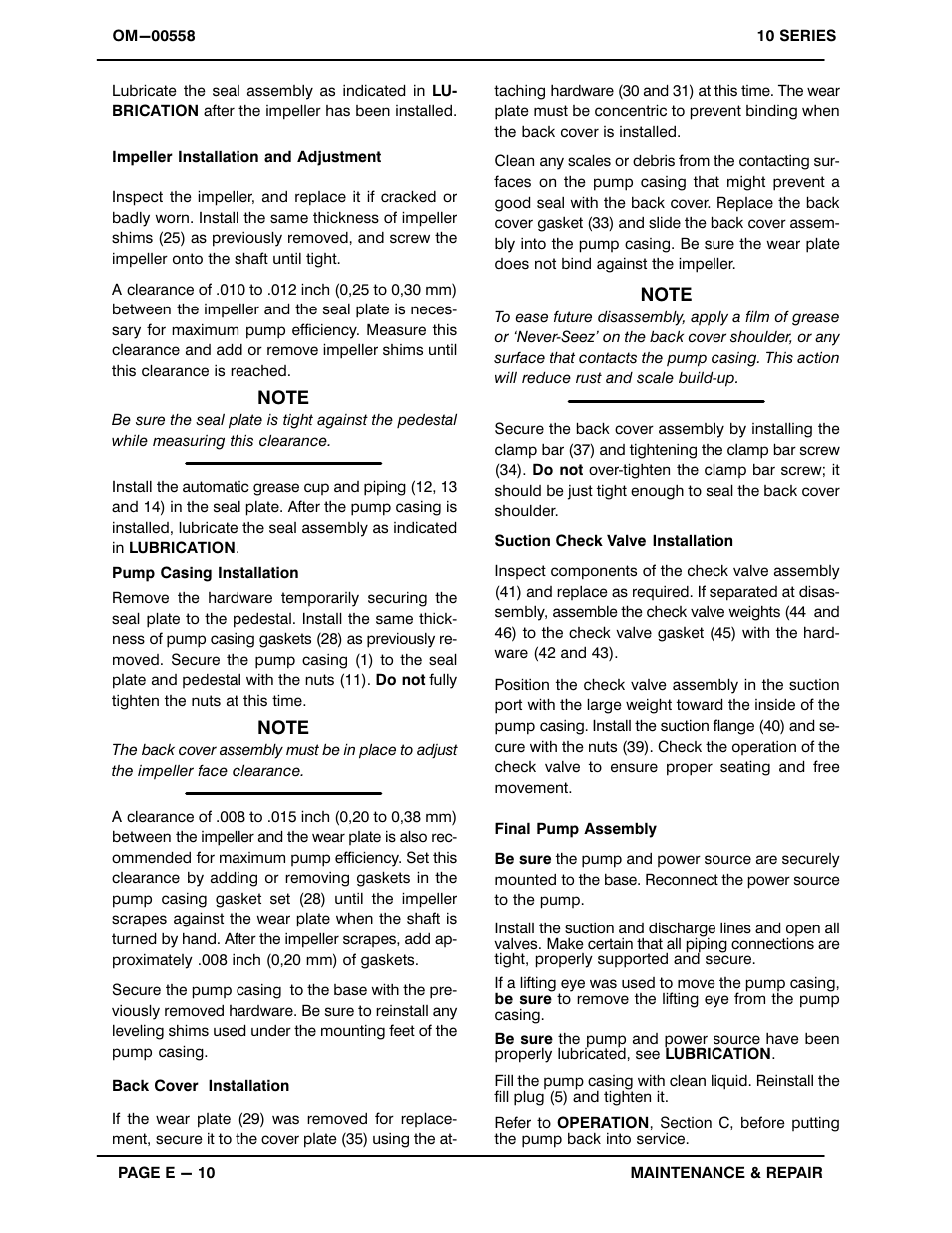 Gorman-Rupp Pumps 11 1/2A2-B 347543 and up User Manual | Page 33 / 35