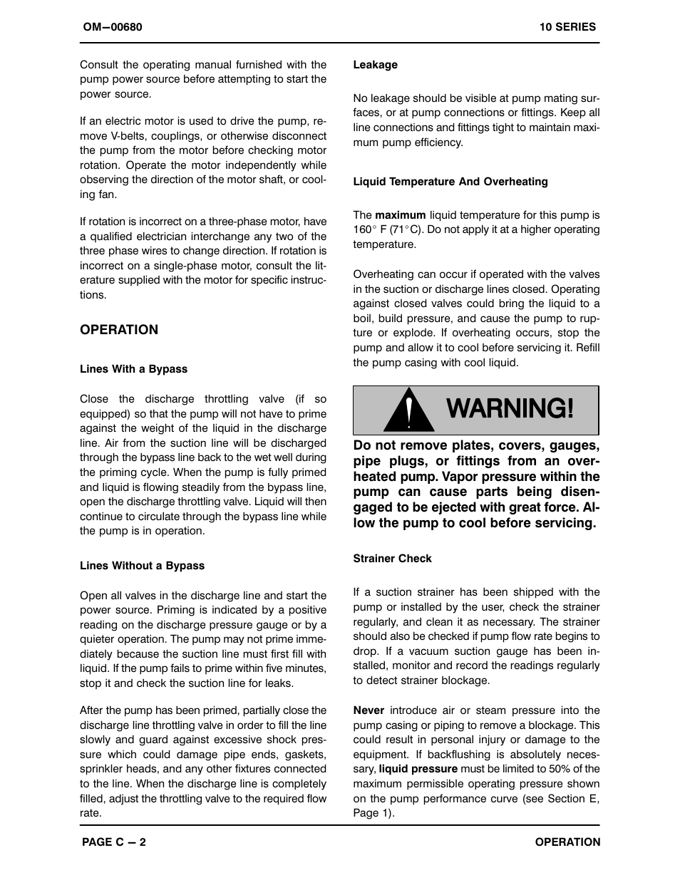 Gorman-Rupp Pumps 14C20-B 740693 and up User Manual | Page 19 / 35