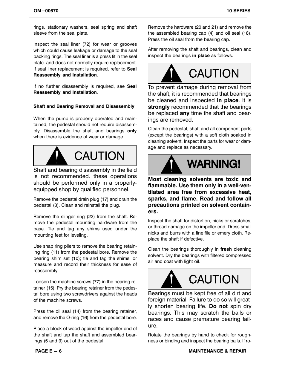 Gorman-Rupp Pumps 14C2-B 740693 and up User Manual | Page 28 / 35