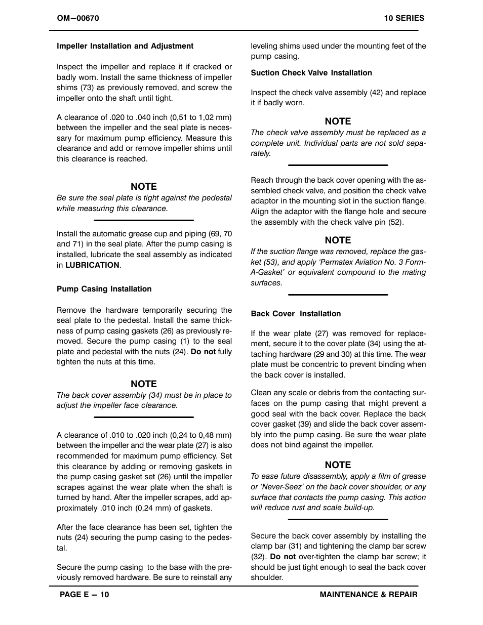 Gorman-Rupp Pumps 14C2-B 740693 and up User Manual | Page 32 / 35