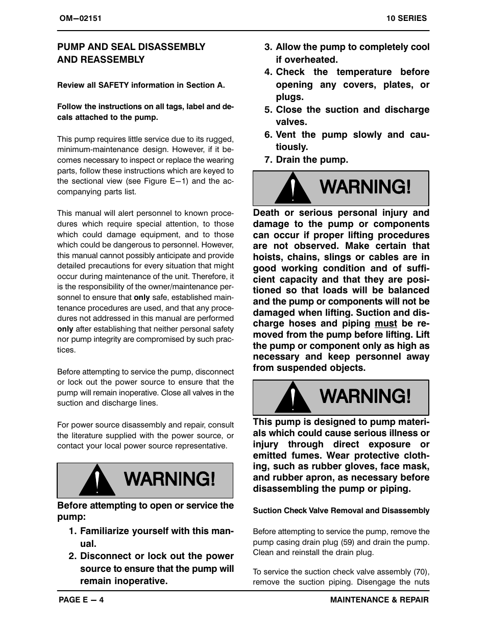 Pump and seal disassembly and reassembly | Gorman-Rupp Pumps 14A65-B 776101 and up User Manual | Page 27 / 35