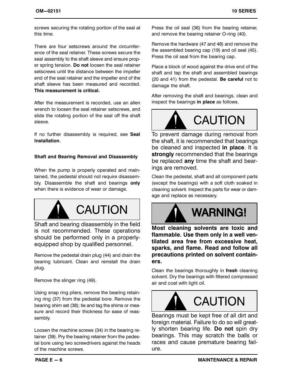 Gorman-Rupp Pumps 14A65-B 776101 and up User Manual | Page 29 / 35