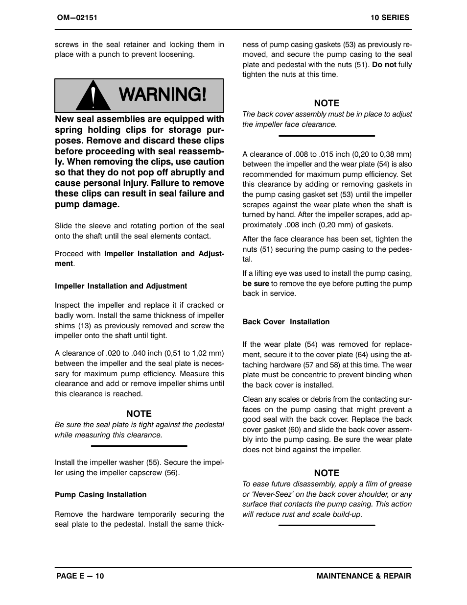 Gorman-Rupp Pumps 14A65-B 776101 and up User Manual | Page 33 / 35