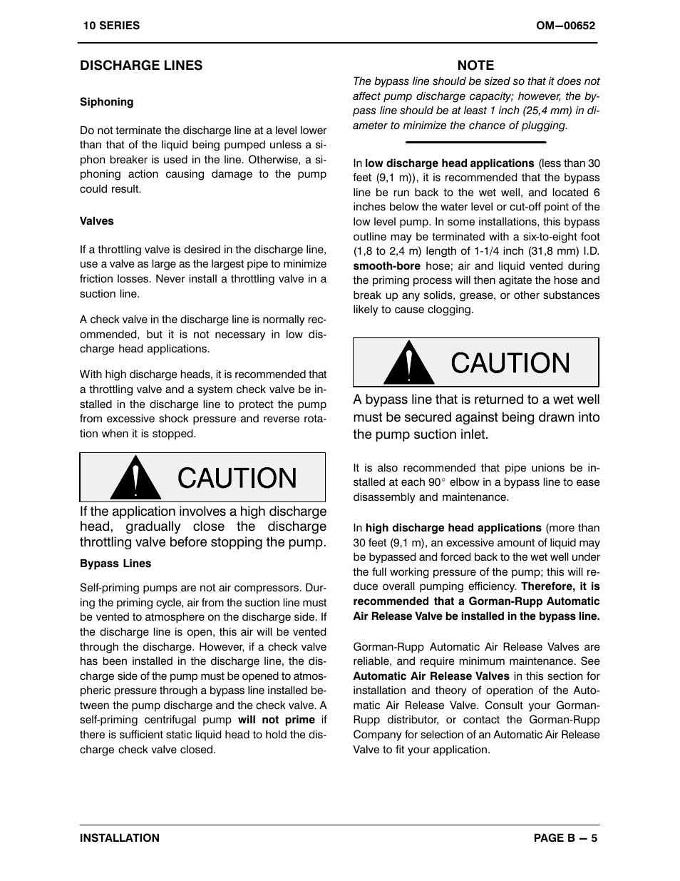 Gorman-Rupp Pumps 14A2-B 740693 and up User Manual | Page 12 / 35