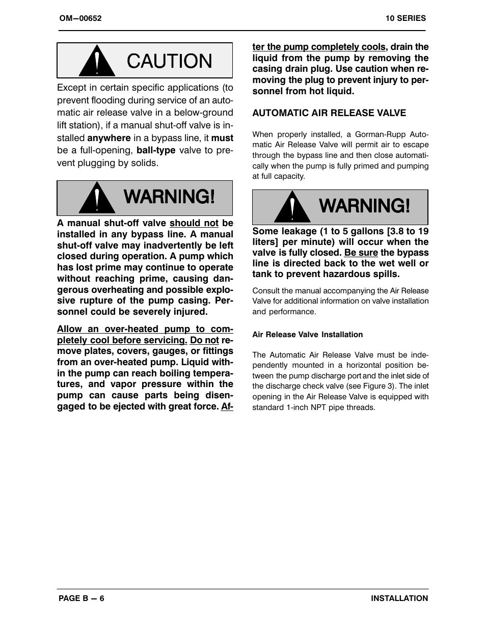 Gorman-Rupp Pumps 14A2-B 740693 and up User Manual | Page 13 / 35