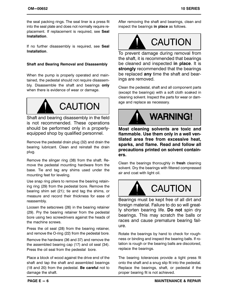 Gorman-Rupp Pumps 14A2-B 740693 and up User Manual | Page 29 / 35