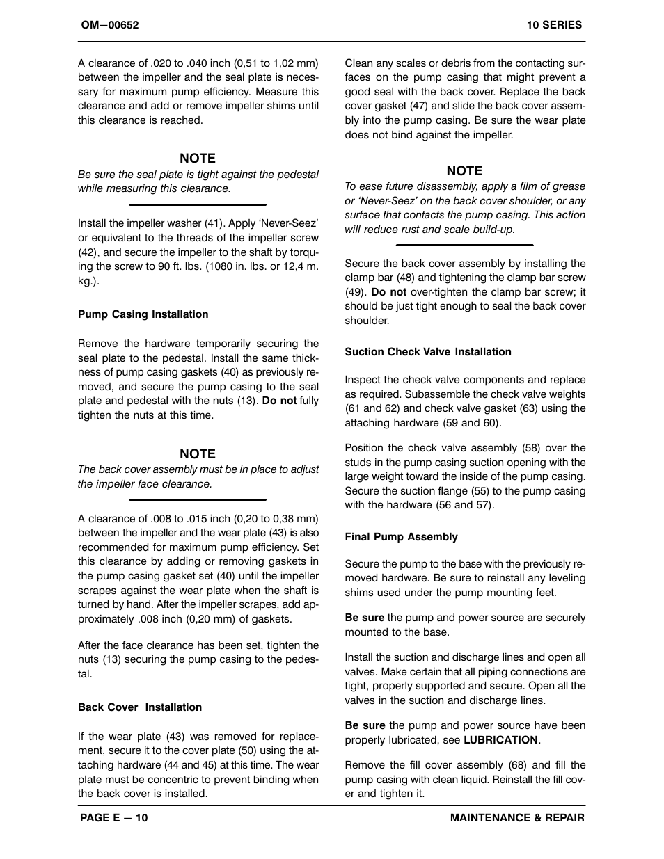 Gorman-Rupp Pumps 14A2-B 740693 and up User Manual | Page 33 / 35