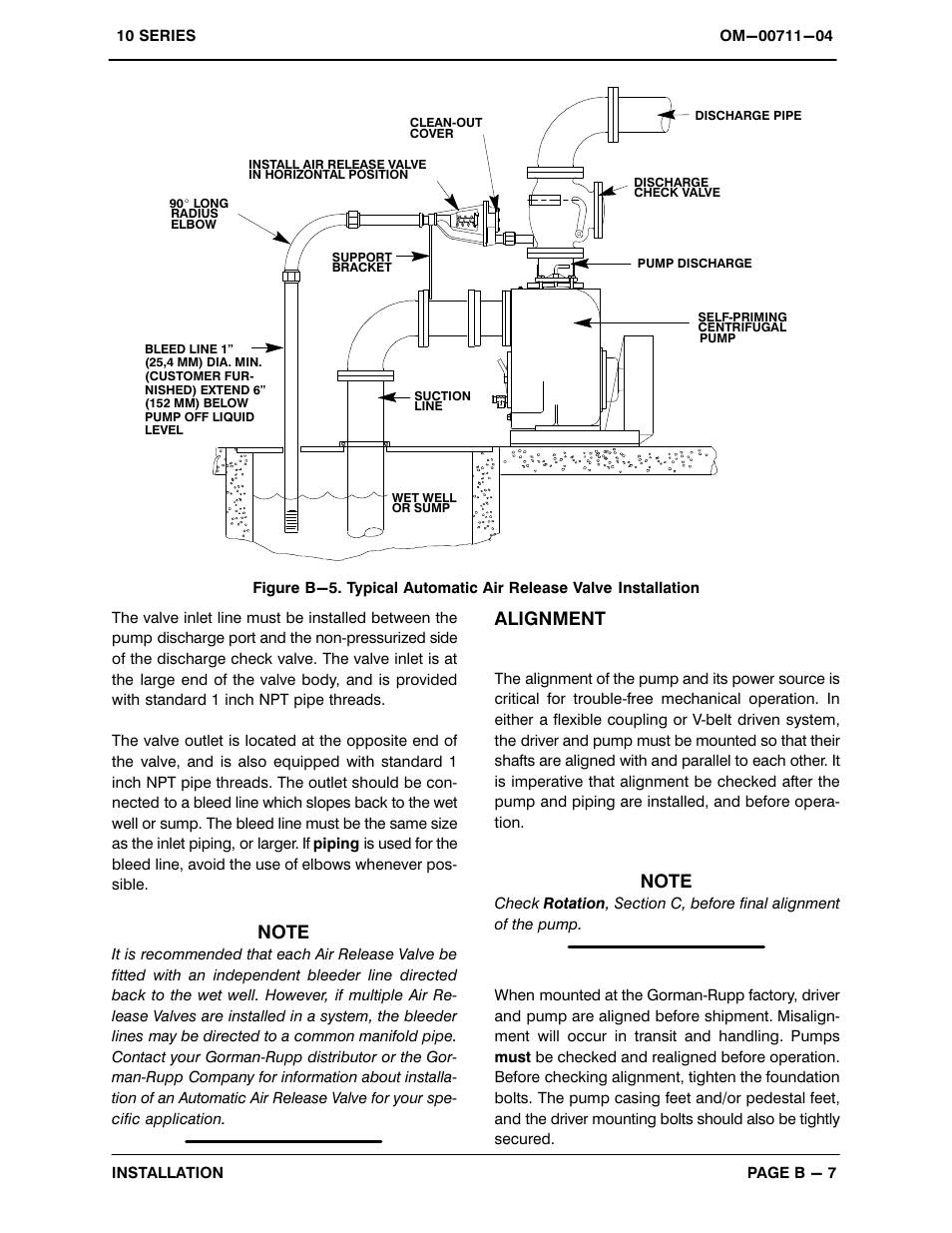 Alignment | Gorman-Rupp Pumps 16A22-B 1068713 and up User Manual | Page 13 / 32