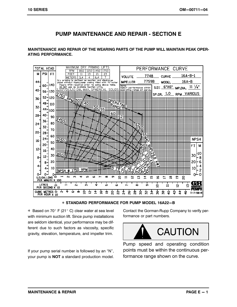 Gorman-Rupp Pumps 16A22-B 1068713 and up User Manual | Page 21 / 32