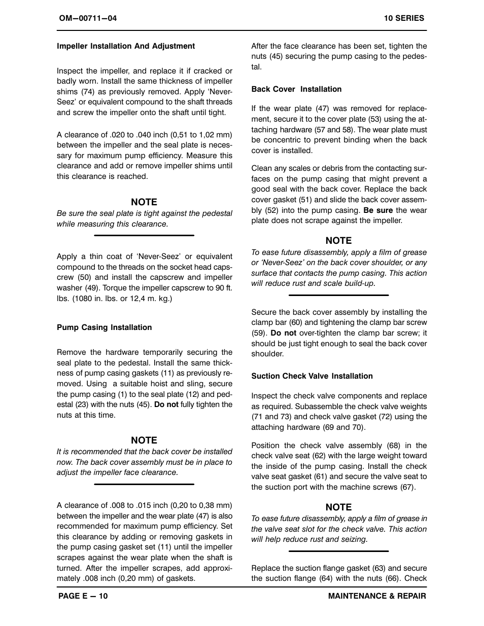 Gorman-Rupp Pumps 16A22-B 1068713 and up User Manual | Page 30 / 32