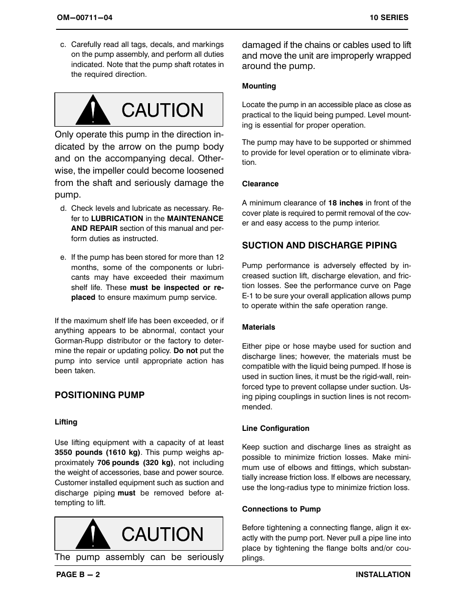 Gorman-Rupp Pumps 16A22-B 1068713 and up User Manual | Page 8 / 32