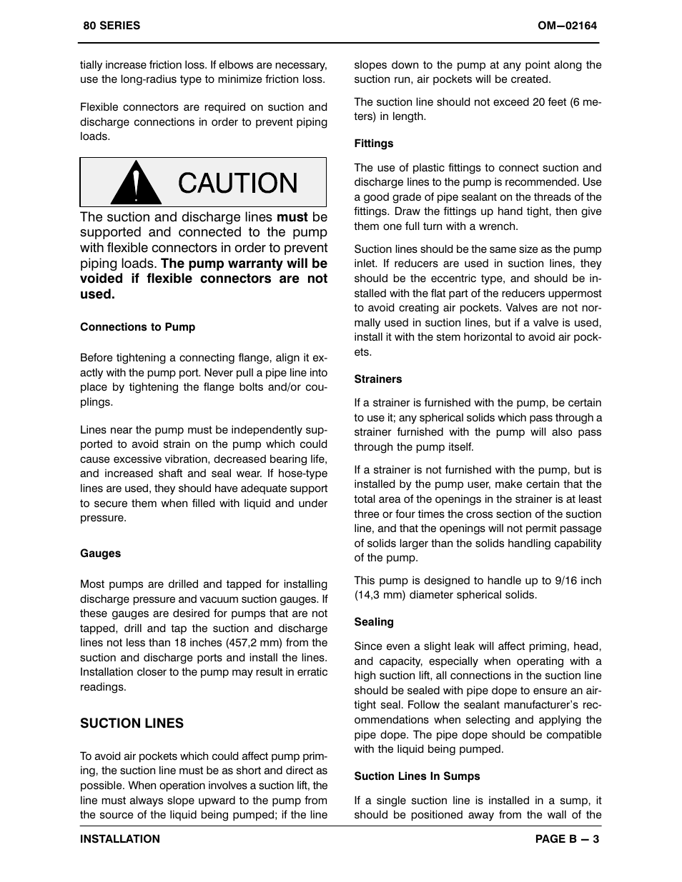 Gorman-Rupp Pumps 81 1/2P47A-E2 1P 801799 and up User Manual | Page 10 / 26