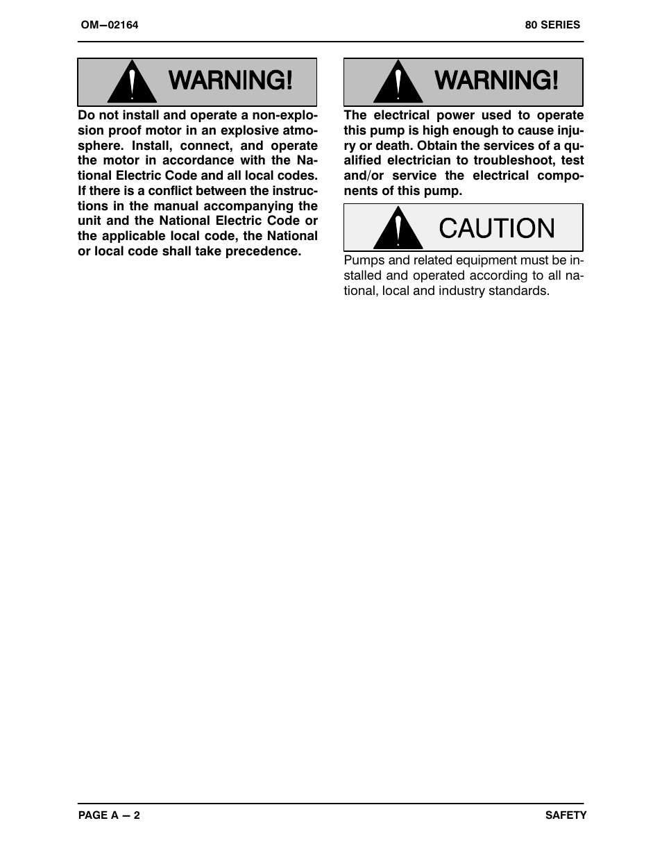 Gorman-Rupp Pumps 81 1/2P47A-E2 1P 801799 and up User Manual | Page 7 / 26