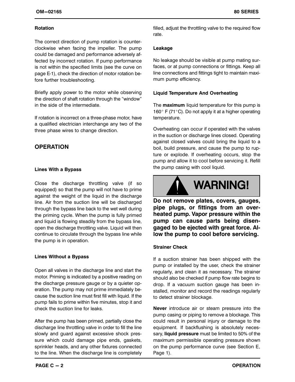 Gorman-Rupp Pumps 81 1/2P47A-E2 3P 801781 and up User Manual | Page 14 / 26