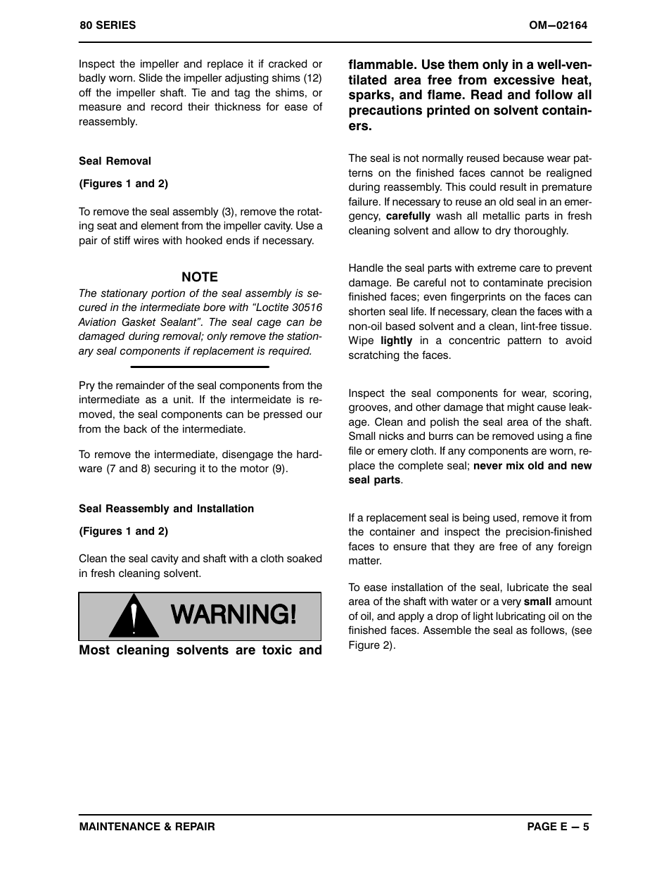 Gorman-Rupp Pumps 81 1/2P47A-E2 3P 801781 and up User Manual | Page 23 / 26