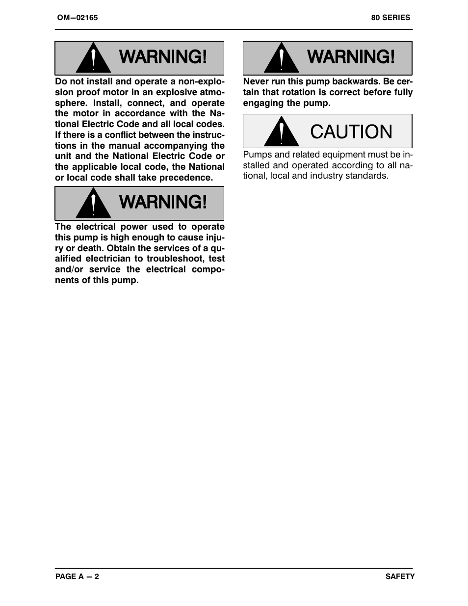 Gorman-Rupp Pumps 81 1/2P47A-E2 3P 801781 and up User Manual | Page 7 / 26