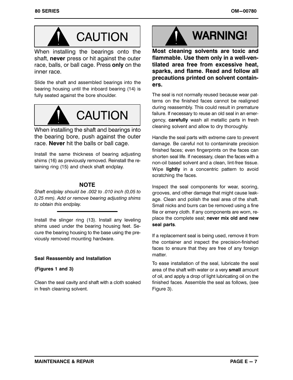 Gorman-Rupp Pumps 81 1/4A3-B 859498 and up User Manual | Page 27 / 30